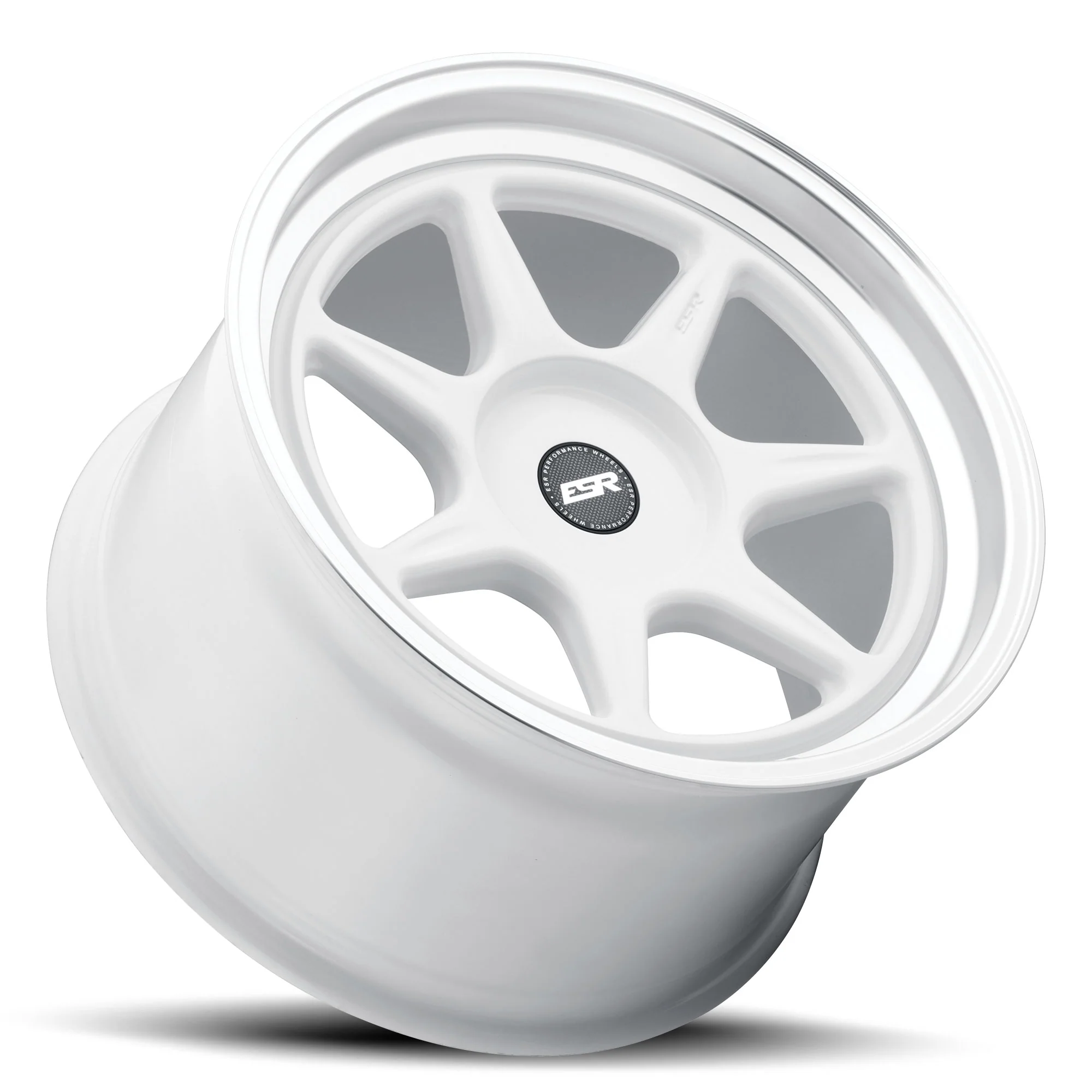 CR7 Gloss White- 18x10.5 +22 5x114.3 72.6 - Image 2